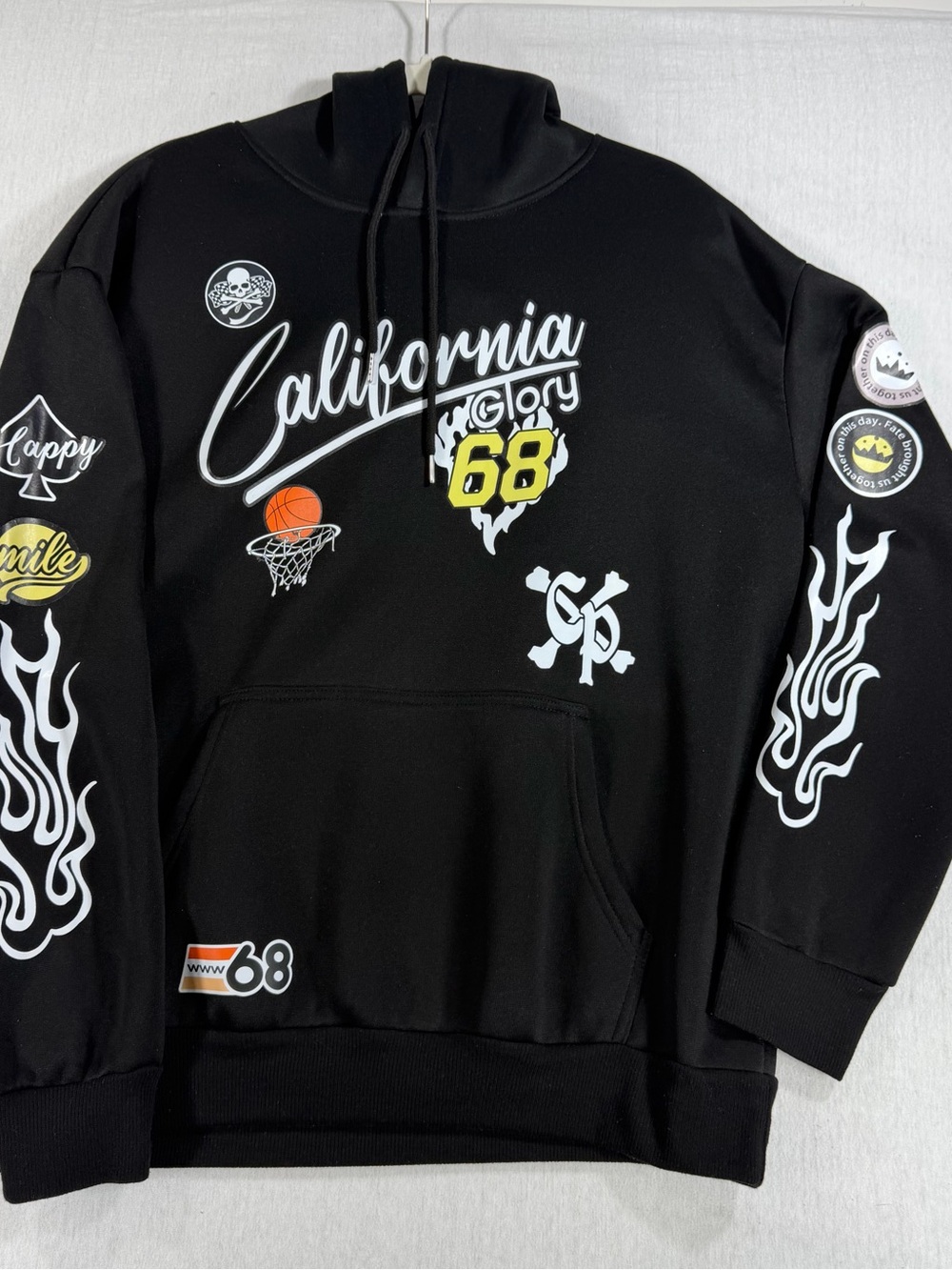 California Graphic Crewneck Sweatshirt - Black